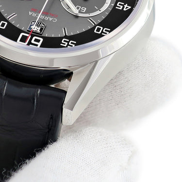 腕時計 タグホイヤー TAG Heuer カレラ キャリバー36 クロノグラフ フライバック CAR2B10.FC6235 自動巻き メンズ グレー×ブラック