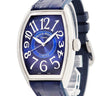 腕時計 フランクミュラー FRANCK MULLER グランド カーベックス CX36SCAT ACAC Blue 自動巻き メンズ 新品同様 ギョーシェ 青 アラビア