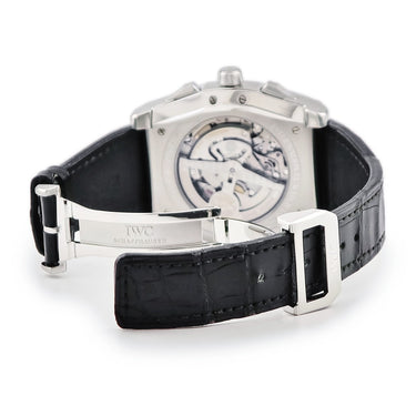 腕時計 IWC IWC ダヴィンチ クロノグラフ IW376403 自動巻き メンズ ブラック 黒 デイト スモールセコンド トノー