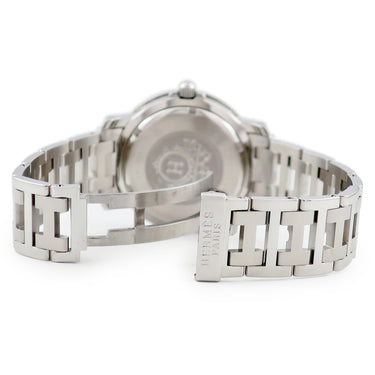 腕時計 エルメス HERMES クリッパー ダイバー CL7.710.630/3764 クオーツ メンズ 青 アラビア Hマークブレス 逆回転防止ベゼル