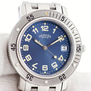 腕時計 エルメス HERMES クリッパー ダイバー CL7.710.630/3764 クオーツ メンズ 青 アラビア Hマークブレス 逆回転防止ベゼル
