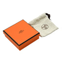 エルメス HERMES ポップアッシュ Hピアス ミニ ブラウンXゴールド GP エナメル ピアス 茶 Hモチーフ