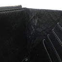 エルメス HERMES コンスタンス ロング ブラック アリゲーター 長財布 シルバー金具 黒 パープル ラッカー金具 クロコ 二つ折り財布