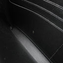 エルメス HERMES コンスタンス ロング ブラック アリゲーター 長財布 シルバー金具 黒 パープル ラッカー金具 クロコ 二つ折り財布