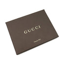 グッチ GUCCI グッチシマ カードケース 120965 ブラウン レザー カードケース 茶 GG 名刺入れ カード入れ 二つ折り