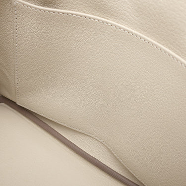 エルメス HERMES バーキン25 クレ トゴ ハンドバッグ ピンクゴールド金具 オフホワイト