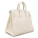 エルメス HERMES バーキン25 クレ トゴ ハンドバッグ ピンクゴールド金具 オフホワイト