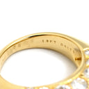 ヴァンクリーフアーペル Van Cleef & Arpels ブール パヴェダイヤモンド イエローゴールド K18YG ダイヤモンド リング 指輪 18KT Au750 18金 セミエタニティ 9号