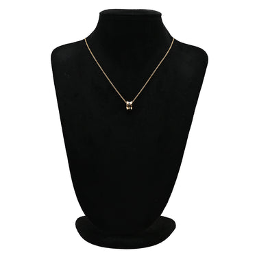 ブルガリ BVLGARI ビーゼロワン レジェンド CL858532 ピンクゴールド×ブラック K18PG セラミック ネックレス B-zero1 K18PG Au750 18K 18金 黒セラミック