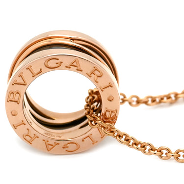 ブルガリ BVLGARI ビーゼロワン レジェンド CL858532 ピンクゴールド×ブラック K18PG セラミック ネックレス B-zero1 K18PG Au750 18K 18金 黒セラミック