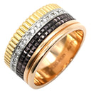 ブシュロン BOUCHERON キャトル クラシック ラージ 4カラー K18YG K18PG K18WG ブラウンPVD ダイヤモンド #T64(JP24) リング 指輪 ダイヤ Au750 18K ブラウンPVD 23.5号
