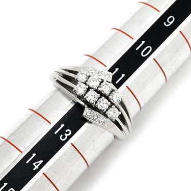 ミキモト MIKIMOTO ダイヤモンド リング プラチナシルバー Pt950 ダイヤモンド リング 指輪 MIKIMOTO 0.46ct Pt950 PT 12号