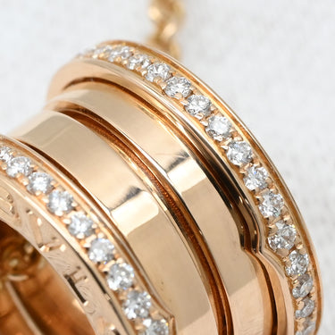 ブルガリ BVLGARI ビーゼロワン ダイヤ 350052 ピンクゴールド K18PG ダイヤモンド ネックレス B-zero1 ペンダント 18K 750PG