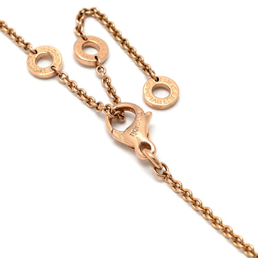 ブルガリ BVLGARI ビーゼロワン ダイヤ 350052 ピンクゴールド K18PG ダイヤモンド ネックレス B-zero1 ペンダント 18K 750PG