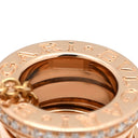 ブルガリ BVLGARI ビーゼロワン ダイヤ 350052 ピンクゴールド K18PG ダイヤモンド ネックレス B-zero1 ペンダント 18K 750PG