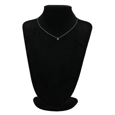 タサキ TASAKI ダイヤペンダント プラチナシルバー Pt900 ダイヤモンド 色石 Pt850(チェーン) ネックレス Pt900×Pt850 ダイヤ ラウンドブリリアントカット