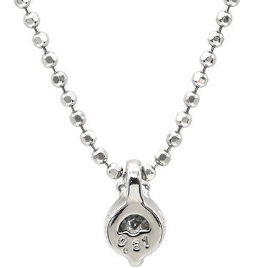 タサキ TASAKI ダイヤペンダント プラチナシルバー Pt900 ダイヤモンド 色石 Pt850(チェーン) ネックレス Pt900×Pt850 ダイヤ ラウンドブリリアントカット