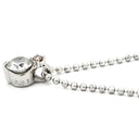 タサキ TASAKI ダイヤペンダント プラチナシルバー Pt900 ダイヤモンド 色石 Pt850(チェーン) ネックレス Pt900×Pt850 ダイヤ ラウンドブリリアントカット