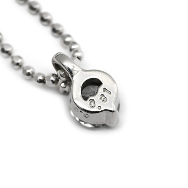 タサキ TASAKI ダイヤペンダント プラチナシルバー Pt900 ダイヤモンド 色石 Pt850(チェーン) ネックレス Pt900×Pt850 ダイヤ ラウンドブリリアントカット