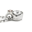 タサキ TASAKI ダイヤペンダント プラチナシルバー Pt900 ダイヤモンド 色石 Pt850(チェーン) ネックレス Pt900×Pt850 ダイヤ ラウンドブリリアントカット