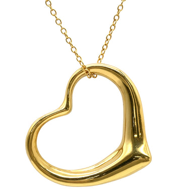 ティファニー Tiffany & Co オープンハート ラージサイズ イエローゴールド K18YG ネックレス T＆Co. イエローゴールド Au750 18K エルサペレッティ