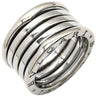 ブルガリ BVLGARI ビーゼロワン B-zero1 5バンドリング ホワイトゴールド K18WG #57(JP17) リング 指輪 BVLGARI Au750 WG 18K 18金 16号
