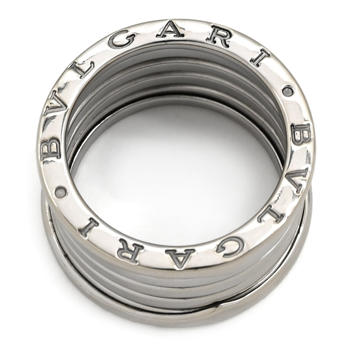 ブルガリ BVLGARI ビーゼロワン B-zero1 5バンドリング ホワイト