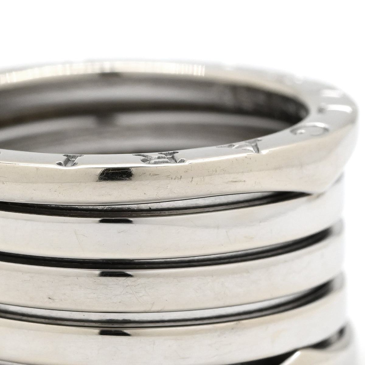 ブルガリ BVLGARI ビーゼロワン B-zero1 5バンドリング ホワイト