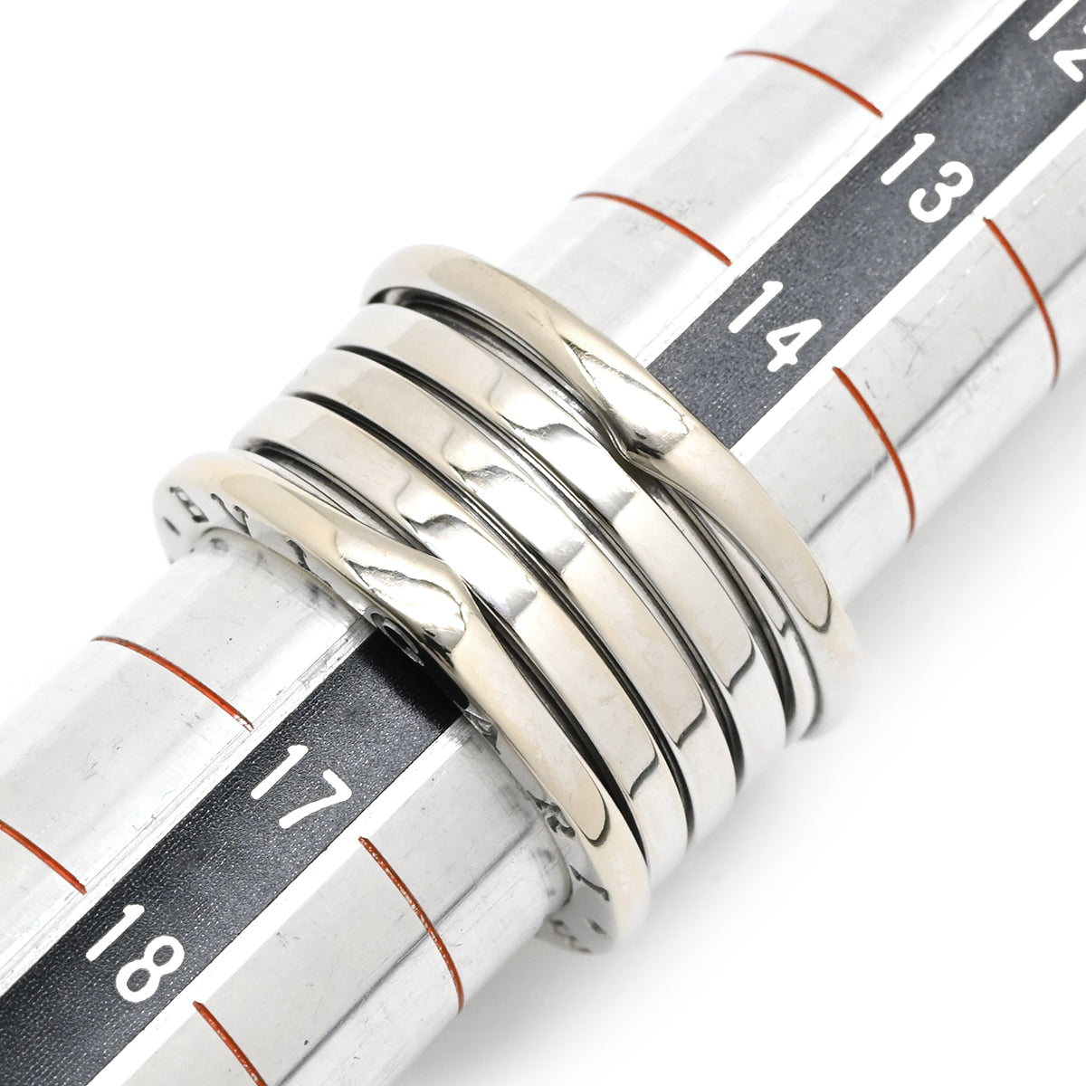 ブルガリ BVLGARI ビーゼロワン B-zero1 5バンドリング ホワイト