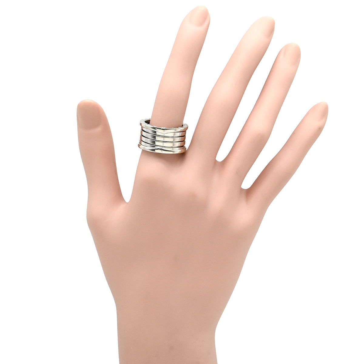 ブルガリ BVLGARI ビーゼロワン B-zero1 5バンドリング ホワイト