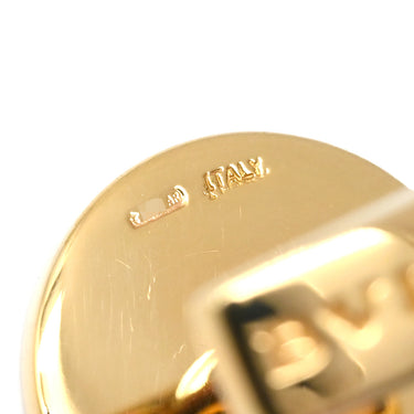ブルガリ BVLGARI ブルガリブルガリ カフリンクス イエローゴールド K18YG ダイヤモンド カフス Au750 18K 18金 パヴェダイヤ サークル