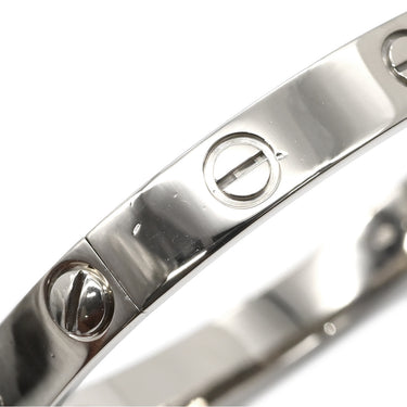 カルティエ Cartier LOVE ラブブレスレット 旧型 ホワイトゴールド K18WG #16 ブレスレット 750WG 18K 18金 バングル
