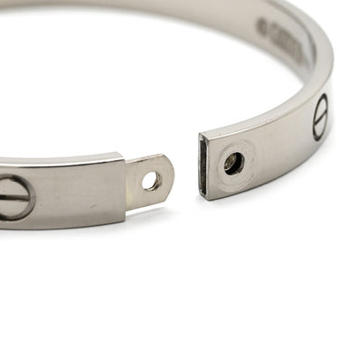カルティエ Cartier LOVE ラブブレスレット 旧型 ホワイトゴールド K18WG #16 ブレスレット 750WG 18K 18金 バングル