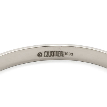 カルティエ Cartier LOVE ラブブレスレット 旧型 ホワイトゴールド K18WG #16 ブレスレット 750WG 18K 18金 バングル