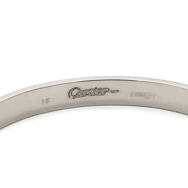 カルティエ Cartier LOVE ラブブレスレット 旧型 ホワイトゴールド K18WG #16 ブレスレット 750WG 18K 18金 バングル