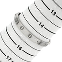 カルティエ Cartier LOVE ラブブレスレット 旧型 ホワイトゴールド K18WG #16 ブレスレット 750WG 18K 18金 バングル