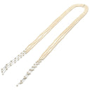 TASAKI TASAKI ナイアガラ パールホワイト×ホワイトゴールド K18WG パール ネックレス 真珠 K18WG 3連 パールロングネックレス 瀑布