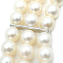 TASAKI TASAKI ナイアガラ パールホワイト×ホワイトゴールド K18WG パール ネックレス 真珠 K18WG 3連 パールロングネックレス 瀑布