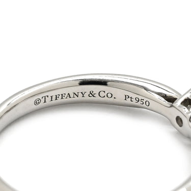 ティファニー Tiffany & Co ハーモニー ソリティア ダイヤリング プラチナシルバー Pt950 ダイヤモンド リング 指輪 T＆Co. 一粒 1P 0.27ct 12号