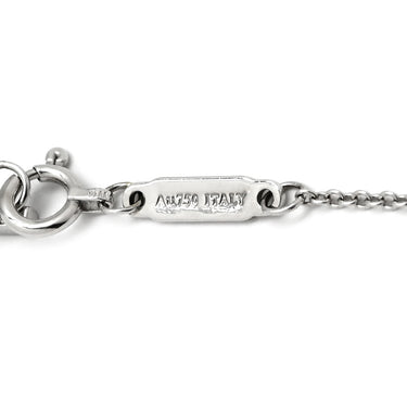 ティファニー Tiffany & Co Tスマイル ミニ マイクロ ピンク×ホワイトゴールド K18WG ピンクサファイア ネックレス T&Co. T smile Au750 18K ピンクサファイア