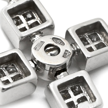 ブルガリ BVLGARI ルチア ラテンクロス ペンダント ホワイトゴールド K18WG ダイヤモンド ネックレス Au750 18K 18金 ダイヤ 十字架