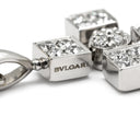 ブルガリ BVLGARI ルチア ラテンクロス ペンダント ホワイトゴールド K18WG ダイヤモンド ネックレス Au750 18K 18金 ダイヤ 十字架