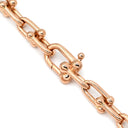 ティファニー Tiffany & Co ハードウェア スモール リンク ピンクゴールド K18PG ブレスレット エクストララージ T&Co. Au750 18K 18金