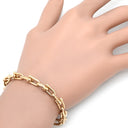 ティファニー Tiffany & Co ハードウェア スモール リンク ピンクゴールド K18PG ブレスレット エクストララージ T&Co. Au750 18K 18金