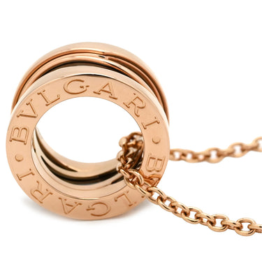 ブルガリ BVLGARI ビーゼロワン レジェンド CL858532 ピンクゴールド×ブラック K18PG セラミック ネックレス B-zero1 K18PG Au750 18K 18金 黒セラミック