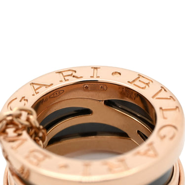 ブルガリ BVLGARI ビーゼロワン レジェンド CL858532 ピンクゴールド×ブラック K18PG セラミック ネックレス B-zero1 K18PG Au750 18K 18金 黒セラミック