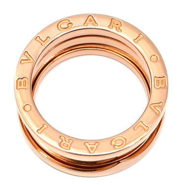 ブルガリ BVLGARI ビーゼロワン B-zero1 3バンド ピンクゴールド K18PG #52(JP12) リング 指輪 BVLGARI 18K PG Au750 18K 18金 11.5号