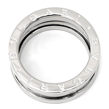 ブルガリ BVLGARI ビーゼロワン B-zero1 2バンドリング ホワイトゴールド K18WG #58(JP18) リング 指輪 Au750 18K 18金 WG 16.5号