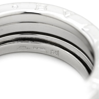 ブルガリ BVLGARI ビーゼロワン B-zero1 2バンドリング ホワイトゴールド K18WG #58(JP18) リング 指輪 Au750 18K 18金 WG 16.5号