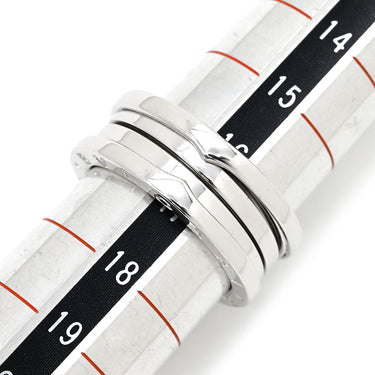 ブルガリ BVLGARI ビーゼロワン B-zero1 2バンドリング ホワイトゴールド K18WG #58(JP18) リング 指輪 Au750 18K 18金 WG 16.5号